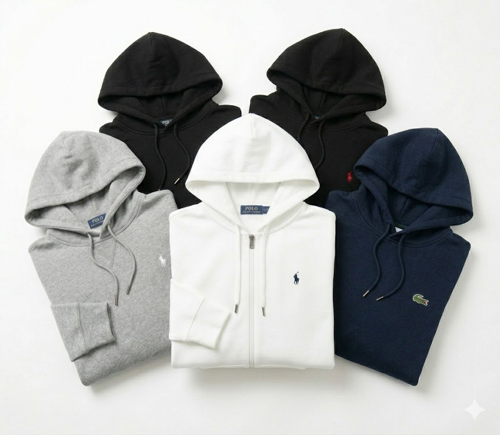 Polo Ralph Lauren & Lacoste: The Hoodie Essentials Supplier